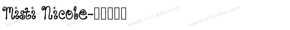 Misti Nicole字体转换